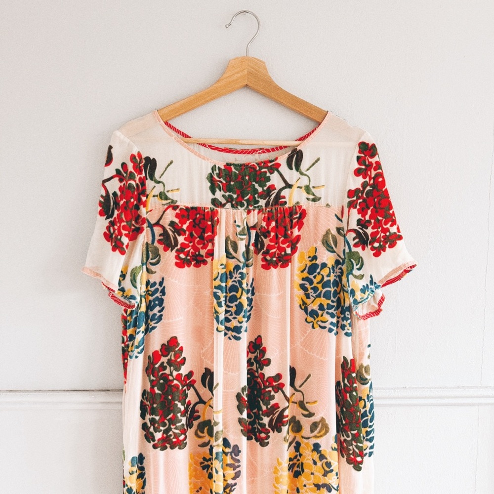 ANTHROPOLOGIE MAEVE > Flower Market Swing Dress